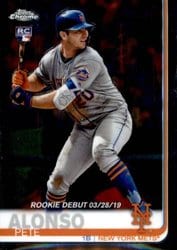 2019 Topps Chrome Update Base Set Pete Alonso #52 card