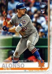 2019 Topps Update Base Set Pete Alonso #US198 card