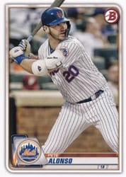 2020 Bowman Base Set Pete Alonso #98 card