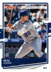 2020 Donruss Base Set Pete Alonso #204 card