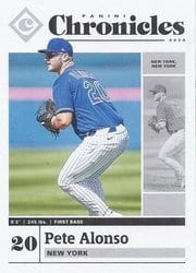 2020 Panini Chronicles Base Set Pete Alonso #5 card