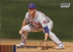 2020 Stadium Club Chrome Base Set Pete Alonso #164 card