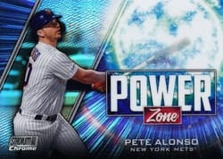 2020 Stadium Club Chrome Power Zone Pete Alonso #PZ-2 card