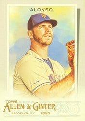 2020 Topps Allen & Ginter Base Set Pete Alonso #34 card