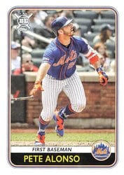2020 Topps Big League Base Set Pete Alonso #29 card