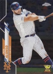 2020 Topps Chrome Base Set Pete Alonso #80 card