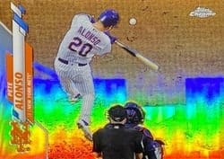2020 Topps Chrome Base Set Pete Alonso #80b card
