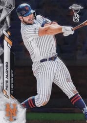 2020 Topps Chrome Ben Baller Edition Base Set Pete Alonso #80 card
