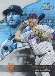 2020 Topps Gold Label Base Set Pete Alonso #58 card