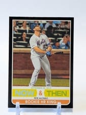 2020 Topps Heritage Now & Then Pete Alonso #NT-1 card