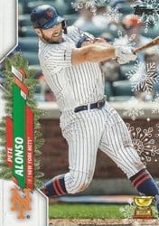 2020 Topps Holiday Base Set Pete Alonso #HW122 card