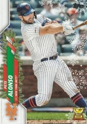 2020 Topps Holiday Base Set Pete Alonso #HW122a card