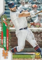 2020 Topps Holiday Base Set Pete Alonso #HW122c card