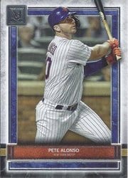 2020 Topps Museum Collection Base Set Pete Alonso #52 card