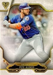 2020 Topps Triple Threads Base Set Pete Alonso #52 card