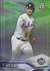 2021 Bowman Platinum Base Set Pete Alonso #48 card