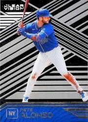 2021 Panini Chronicles Clear Vision Pete Alonso #17 card