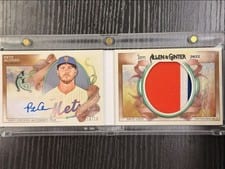 2021 Topps Allen & Ginter Autographed Relic Book Pete Alonso #ARBC-PA card