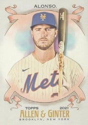 2021 Topps Allen & Ginter Base Set Pete Alonso #10 card