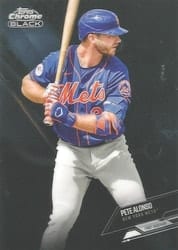 2021 Topps Chrome Black Base Set Pete Alonso #88