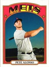 2021 Topps Heritage Pete Alonso Nickname #31 card