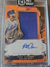 2021 Topps Inception Autograph Patch Cards Pete Alonso #APC-PA card