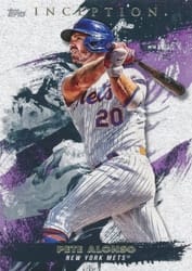 2021 Topps Inception Base Set Pete Alonso #49 card