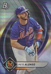 2022 Bowman Platinum Base Set Pete Alonso #65 card