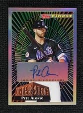 2022 Finest 1994 Finest Cornerstones Autographs Pete Alonso #94C-PA card