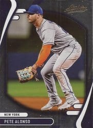 2022 Panini Absolute Base Set Pete Alonso #34 card