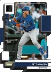 2022 Panini Chronicles Clearly Donruss Pete Alonso #41 card