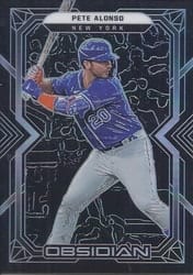 2022 Panini Chronicles Obsidian Pete Alonso #26 card