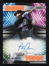 2022 Stadium Club Beam Team Autographs Pete Alonso #BTA-PA card