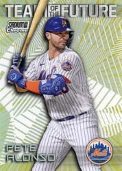 2022 Stadium Club Chrome Team of the Future Pete Alonso #TOF-4 card
