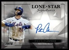 2022 Stadium Club Lone Star Signatures Pete Alonso #LSS-PA card