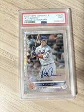 2022 Topps Chrome Logofractor Edition Autographs Pete Alonso #CA-PA card