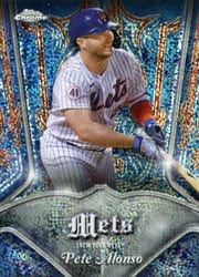 2022 Topps Chrome Pinstriped Pete Alonso #P-11 card