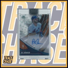 2022 Topps Clearly Authentic Topps Tek Autographs Pete Alonso #TEK-PA card