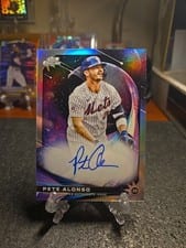 2022 Topps Cosmic Chrome Star Gaze Autographs Pete Alonso #SGA-PA card
