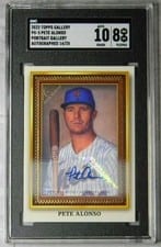 2022 Topps Gallery Portrait Gallery Autographs Pete Alonso #PG-5 card