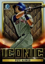 2023 Bowman Chrome Iconic Pete Alonso #BI-7 card