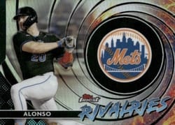 2023 Finest Rivalries Die-Cut Pete Alonso #FR-10 card