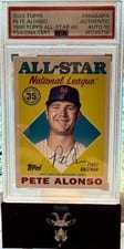 2023 Topps 1988 Topps Baseball All-Star Autographs Pete Alonso #88ASA-PA card