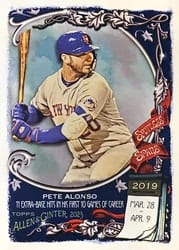 2023 Topps Allen & Ginter Spotless Spans Pete Alonso #SS-38 card