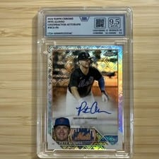 2023 Topps Chrome Logofractor Edition Autographs Pete Alonso #RCA-PA card