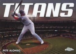 2023 Topps Chrome Update Titans Pete Alonso #CT-13 card