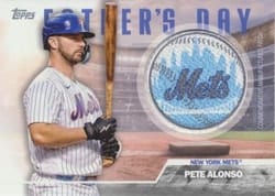 2023 Topps Father's Day Commemorative Team Patches Pete Alonso #FD-PA card