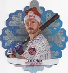 2023 Topps Holiday Oversized Die-Cut MLB Ornaments Pete Alonso #MLBDC-4 card