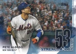 2023 Topps Japan Edition Strength in Numbers Pete Alonso #SS-4 card