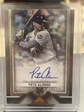 2023 Topps Museum Collection Archival Autographs Pete Alonso #AA-PA card